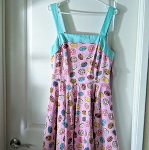 NWT CUTE Pink Donuts Golightly Dress
